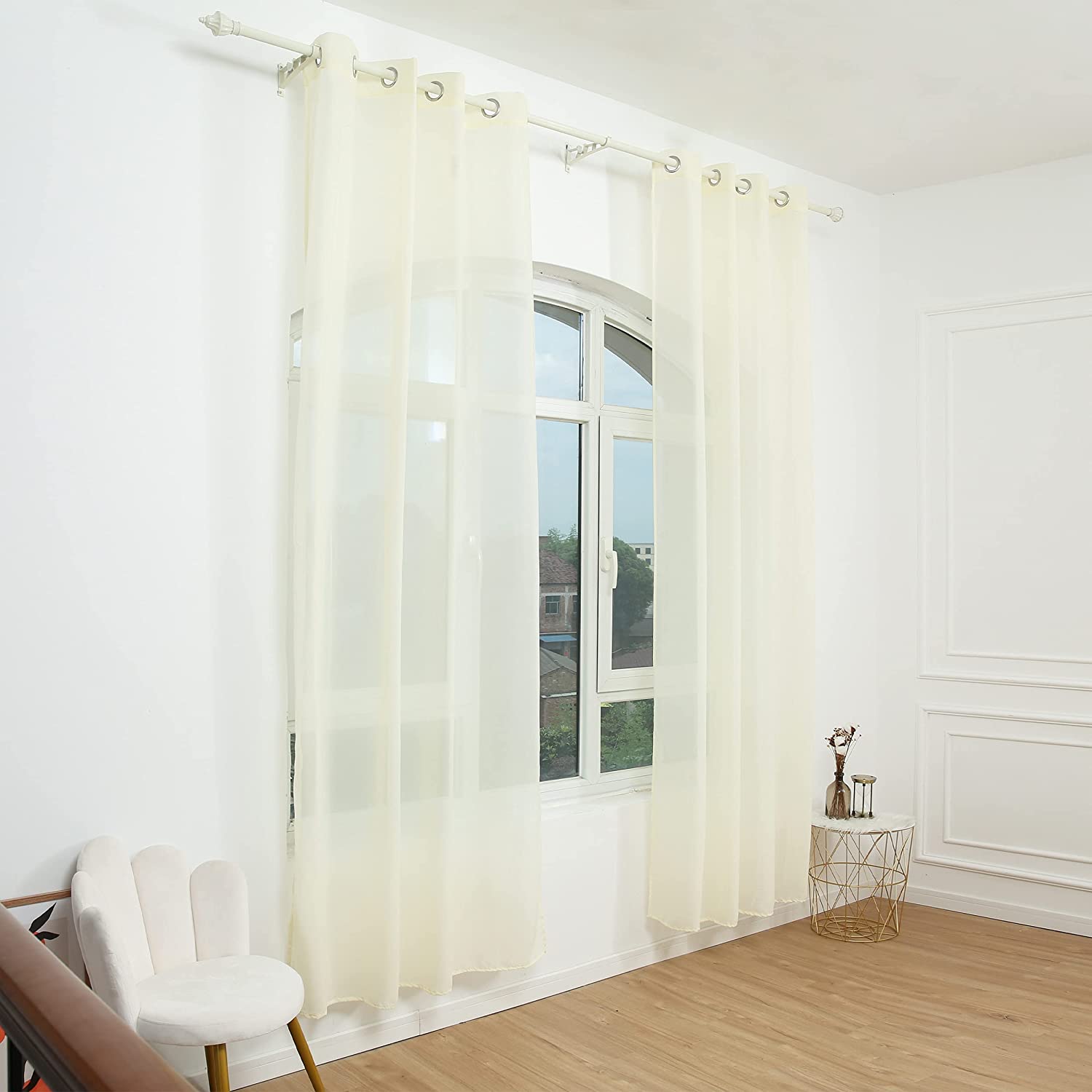 Cortina Salón Dormitorio Translúcido con diseño de Línea - Visillos Tr –  LUNA TEXTIL HOGAR
