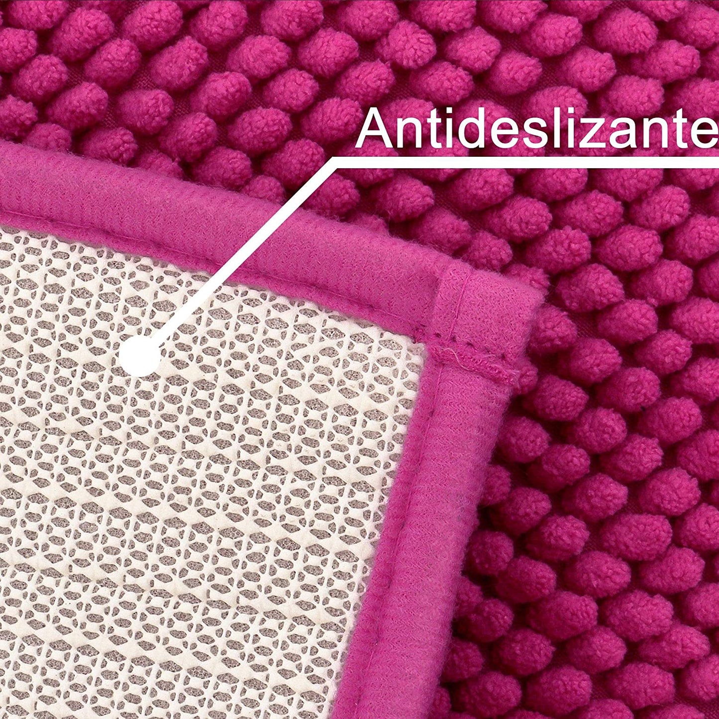 Alfombra De Baño,Cocina,Mascota,Alfombrilla De Baño,Antideslizante,Multifuncional,Felpa Microfibra Chenille,Suave,Cómoda Y Súper Absorbente